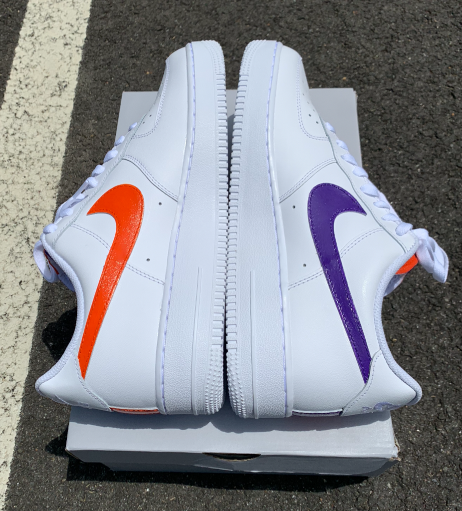Orange and purple air sales forces