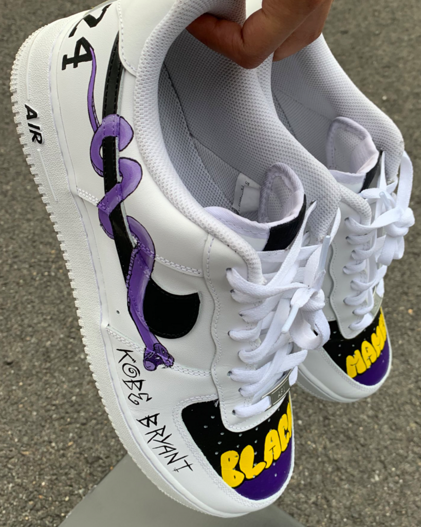 Air force 1 top kobe black mamba